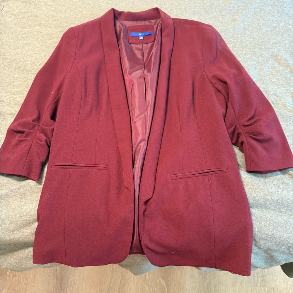 Apt. 9 Burgundy Women's Blazer
